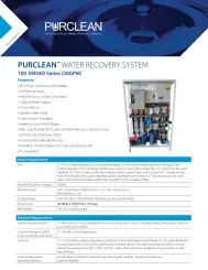 Texas car wash reclaim systems PurWater Pro Series