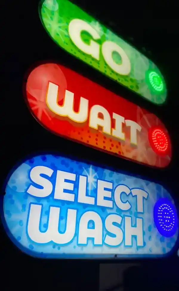 Car Wash Entry System Menu Graphics